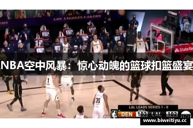 NBA空中风暴：惊心动魄的篮球扣篮盛宴